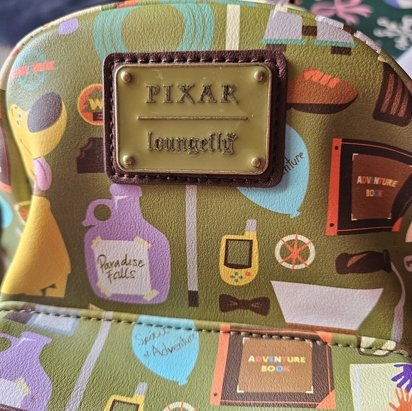 Loungefly Pixar Colorful Adventure Backpack - Picture 3 of 4